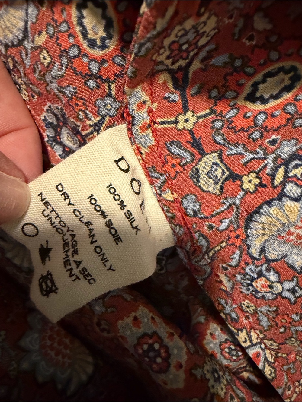 Doen Beatriz Floral Silk Short-Sleeve Maxi Dress XXS - Picture 5 of 5